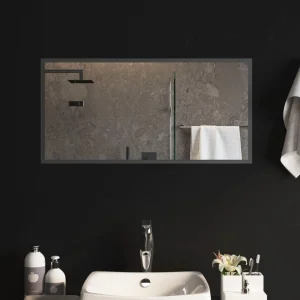 VidaXL Miroir De Salle De Bain à LED 80×40 Cm luxe soldes 9