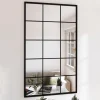 VidaXL Miroir Mural Noir 100×60 Cm Métal comparez les prix 13