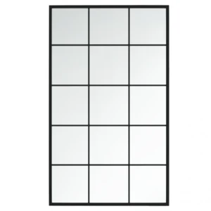 VidaXL Miroir Mural Noir 100×60 Cm Métal comparez les prix 9