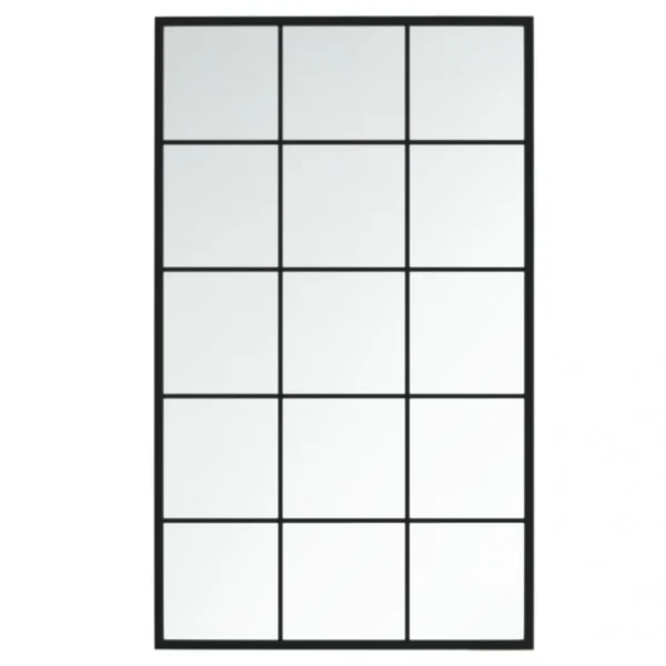 VidaXL Miroir Mural Noir 100×60 Cm Métal comparez les prix 3