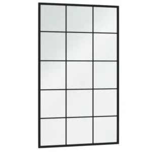 VidaXL Miroir Mural Noir 100×60 Cm Métal comparez les prix 11