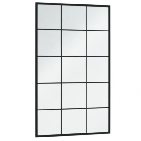 VidaXL Miroir Mural Noir 100×60 Cm Métal comparez les prix 4