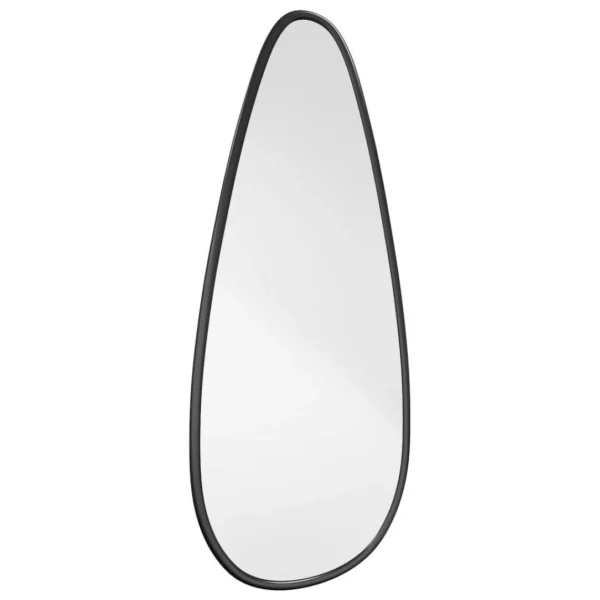 Nouveau VidaXL Miroir Mural Noir 50×20 Cm 3