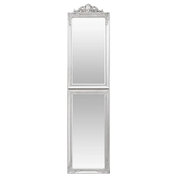 Large choix en ligne VidaXL Miroir Sur Pied Argenté 45×180 Cm 3