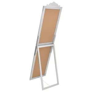 Large choix en ligne VidaXL Miroir Sur Pied Argenté 45×180 Cm 11