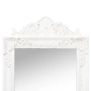 Boutique VidaXL Miroir Sur Pied Blanc 40×160 Cm 13