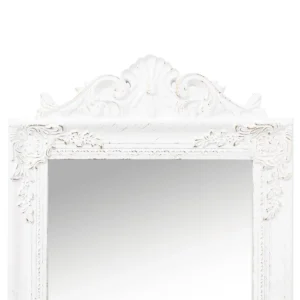 VidaXL Miroir Sur Pied Blanc 45×180 Cm soldes de Noël 13