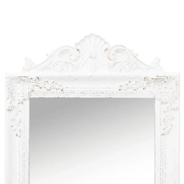 VidaXL Miroir Sur Pied Blanc 45×180 Cm soldes de Noël 5