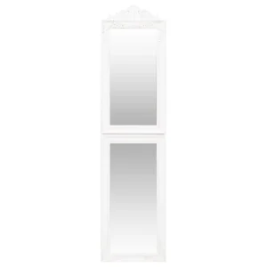 Meilleur Prix Garanti VidaXL Miroir Sur Pied Blanc 50×200 Cm 9