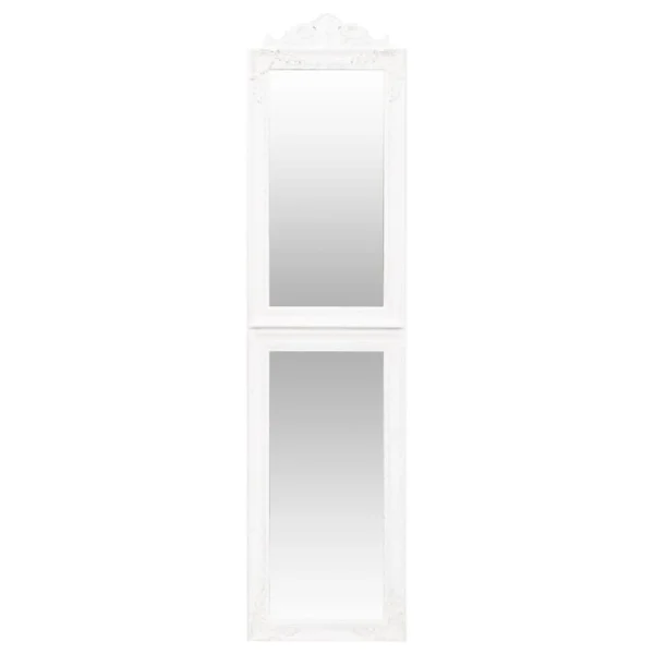 Meilleur Prix Garanti VidaXL Miroir Sur Pied Blanc 50×200 Cm 3