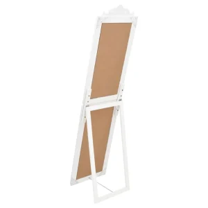 Meilleur Prix Garanti VidaXL Miroir Sur Pied Blanc 50×200 Cm 11