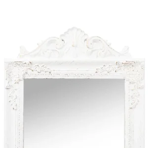 Meilleur Prix Garanti VidaXL Miroir Sur Pied Blanc 50×200 Cm 13