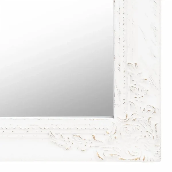 Meilleur Prix Garanti VidaXL Miroir Sur Pied Blanc 50×200 Cm 6