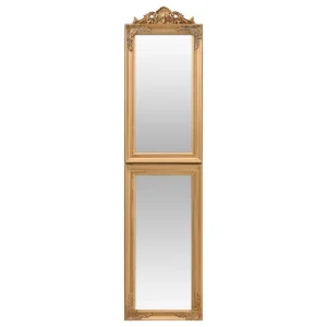 VidaXL Miroir Sur Pied Doré 50×200 Cm exclusivement disponibles 9