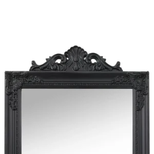 VidaXL Miroir Sur Pied Noir 40×160 Cm outlet soldes 13