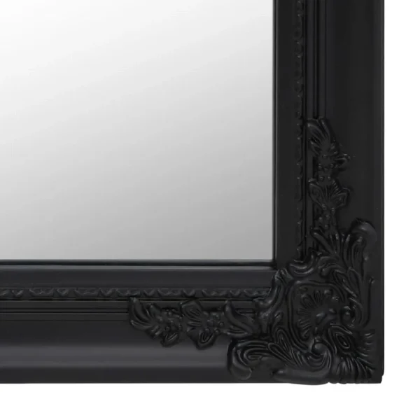 VidaXL Miroir Sur Pied Noir 40×160 Cm outlet soldes 6