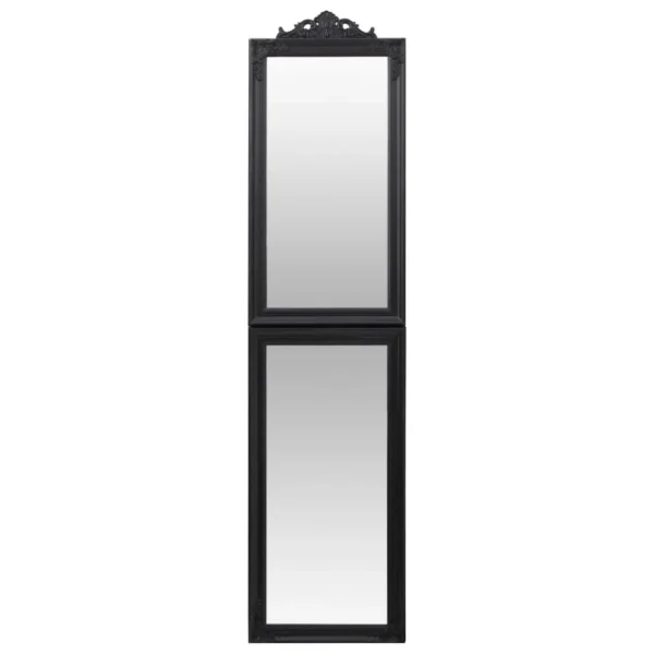 VidaXL Miroir Sur Pied Noir 45×180 Cm france 3