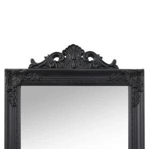 VidaXL Miroir Sur Pied Noir 45×180 Cm france 13