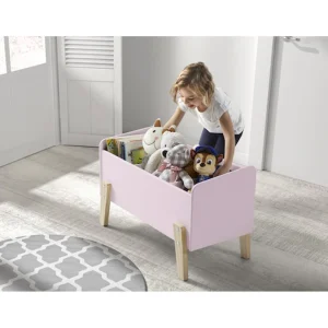 Vipack KIDDY Coffre à Jouets Vieux Rose nouveau produit 7